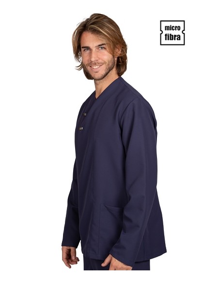 CASACA MICROFIBRA BOTONES METALICOS HOMBRE M/L