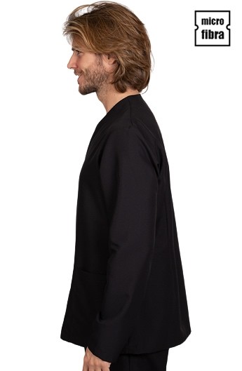 GIACCA MICROFIBRA CON BOTTONI IN METALLO UOMO M/L