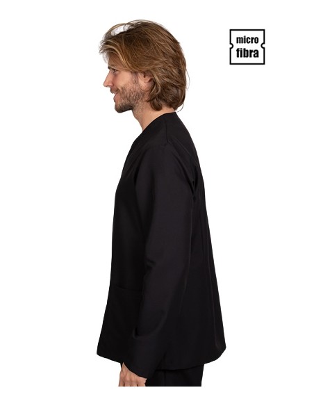 CASACA MICROFIBRA BOTONES METALICOS HOMBRE M/L
