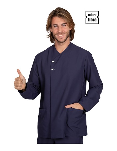 GIACCA MICROFIBRA CON BOTTONI IN METALLO UOMO M/L