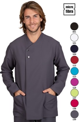 CASACA MICROFIBRA BOTONES METALICOS HOMBRE M/L