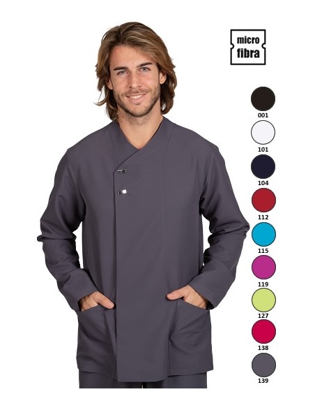 CASACA MICROFIBRA BOTONES METALICOS HOMBRE M/L