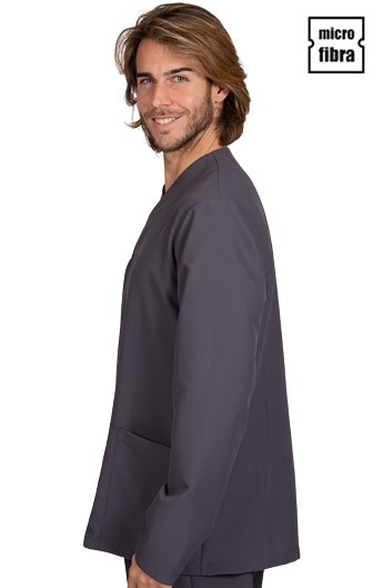 CASACA MICROFIBRA BOTONES METALICOS HOMBRE M/L