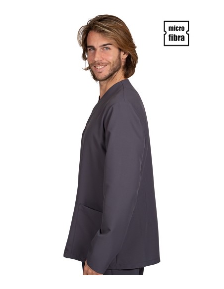 GIACCA MICROFIBRA CON BOTTONI IN METALLO UOMO M/L