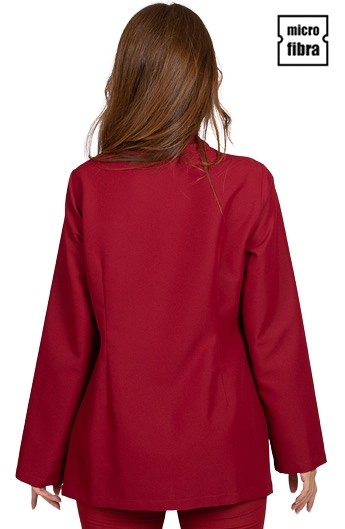 CHAQUETA MICROFIBRA CORCHETES METAL M/L MUJER