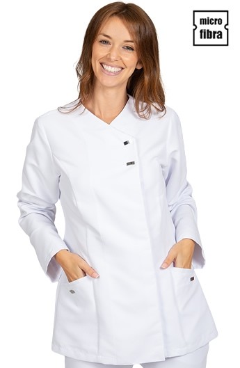 GIACCA MICROFIBRA BOTTONI IN METALLO M/L DONNA