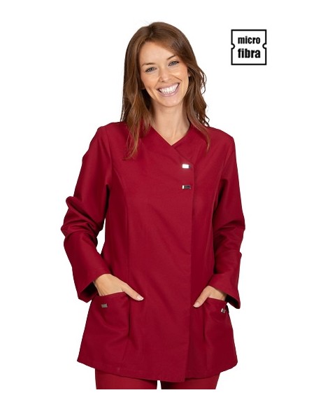 GIACCA MICROFIBRA BOTTONI IN METALLO M/L DONNA