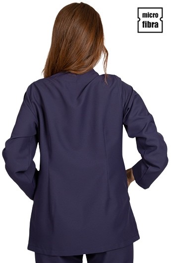 CHAQUETA MICROFIBRA CORCHETES METAL M/L MUJER