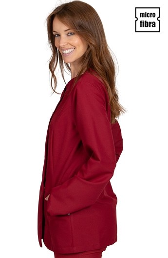 GIACCA MICROFIBRA BOTTONI IN METALLO M/L DONNA