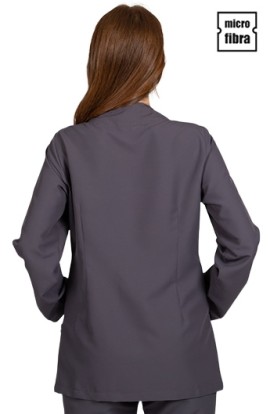 GIACCA MICROFIBRA BOTTONI IN METALLO M/L DONNA 2