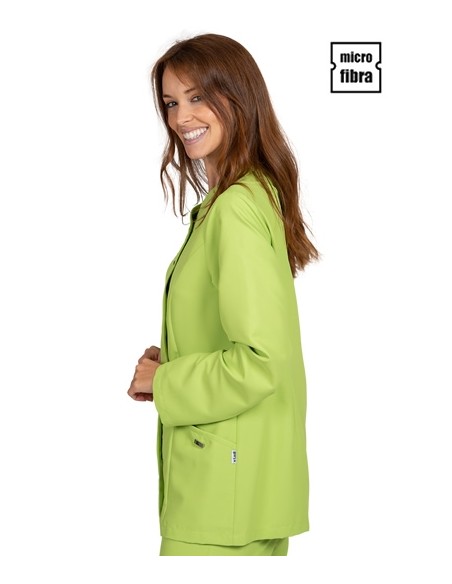 GIACCA MICROFIBRA BOTTONI IN METALLO M/L DONNA