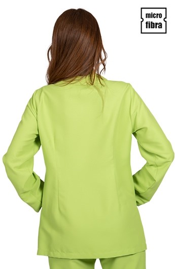 CHAQUETA MICROFIBRA CORCHETES METAL M/L MUJER