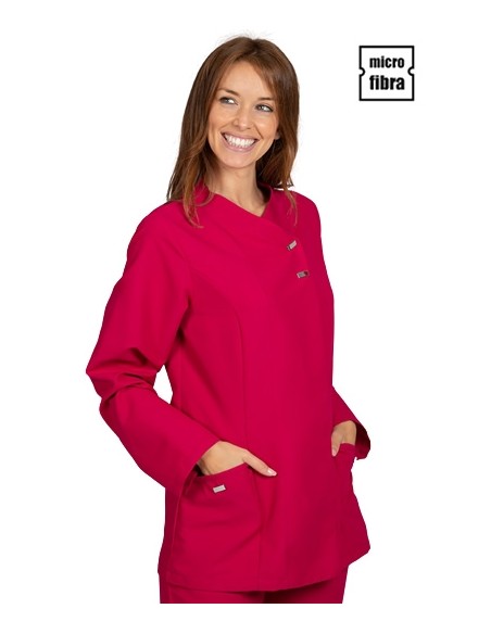 GIACCA MICROFIBRA BOTTONI IN METALLO M/L DONNA