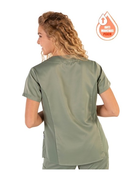 BLUSA  PEACH MANGA CORTA MUJER