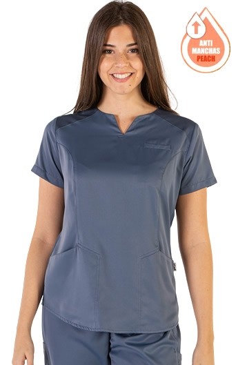 BLUSA  PEACH MANGA CORTA MUJER