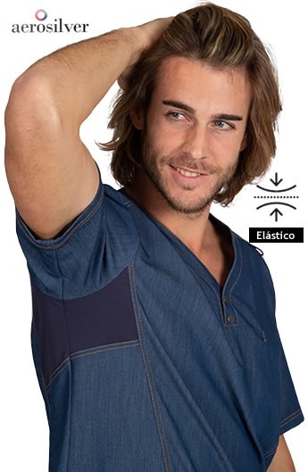 CAMICETTA JEANS AEROSILVER UOMO