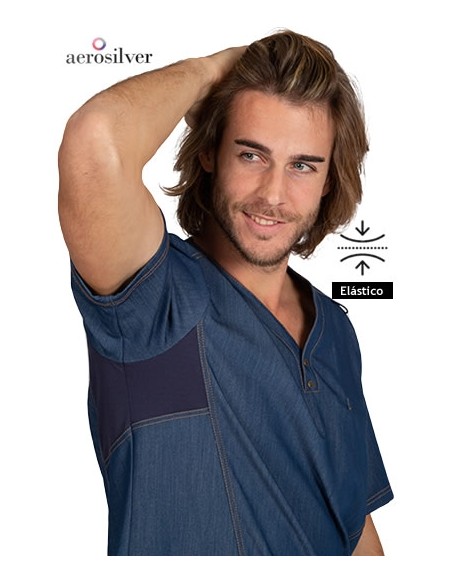 CAMICETTA JEANS AEROSILVER UOMO