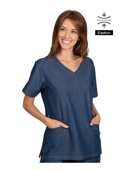 CAMICETTA JEANS ELASTIK DONNA
