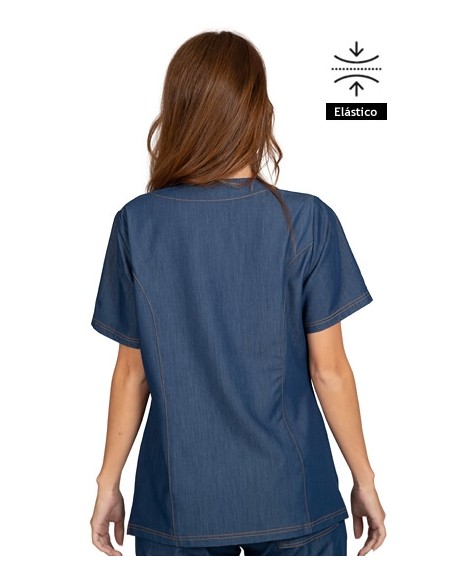 CAMICETTA JEANS ELASTIK DONNA