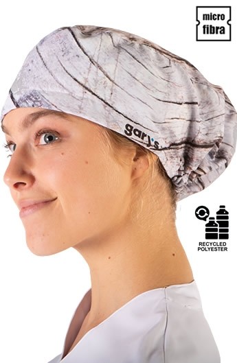 CAPPELLO SANITARI GOMMA UNISEX POLIESTERE RICICLATO CORTECCIA
