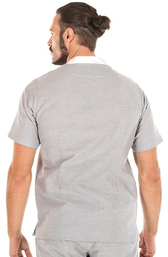 CASACCA OXFORD M/C CUELLO V (UOMO)