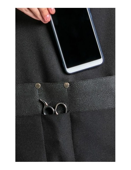 GREMBIULE MULTI-TASCHE NERO COMBINATO