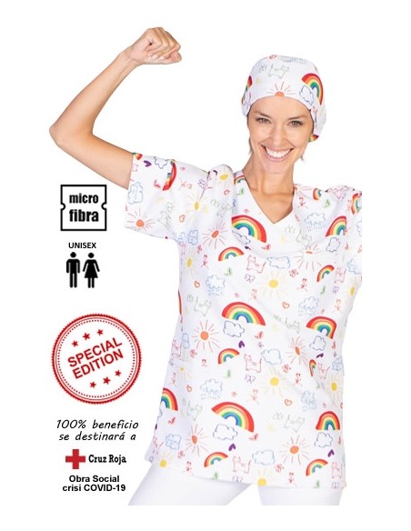 CAMICIA MICROFIBRA ANDRÀ TUTTO BENE UNISEX M/C