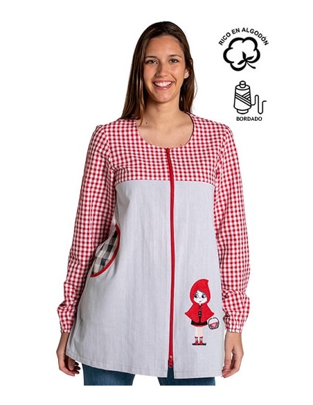 CAMICE MAESTRA CAPPUCCETTO ROSSO